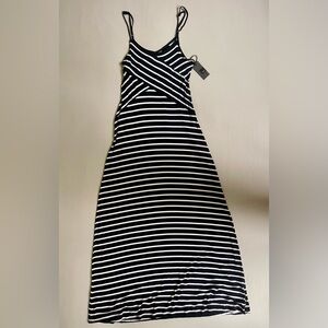 NEW never worn black and white floor length maxi dress. Tags in place!